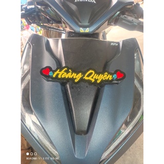 Bảng Tên Xe Mica