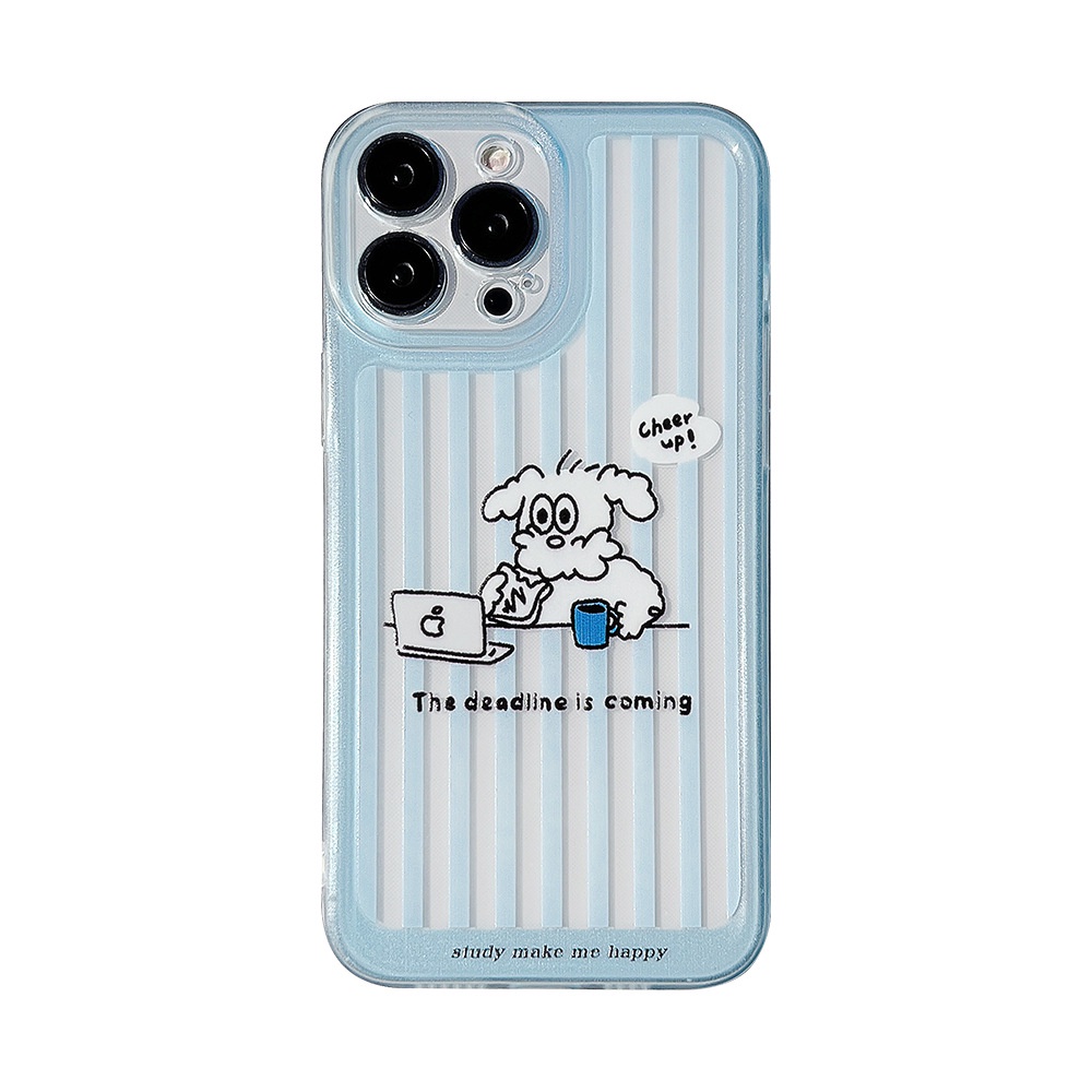 ốp iphone Chó hoạt hình TPu Silicone Case Điện thoại iPhone 11 Pro Max X Xr Xs 7 8 14 Plus Se 2020 12 pro max 13 mini