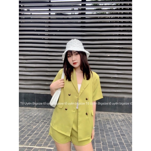 Set Bộ Blazer 4 Khuy 3 Màu Hottrend Loại 1 #39