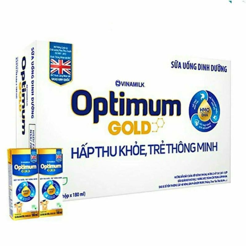 Thùng sữa bột pha sẵn Optimum Gold 180ml (48 hộp)
