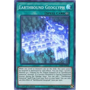 Thẻ bài Yugioh - TCG - Earthbound Geoglyph / LED5-EN026'