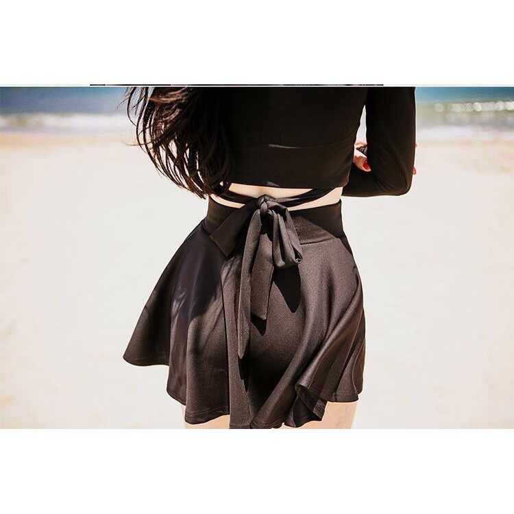 Bikini tay dài quần váy kín đáo hot 2019