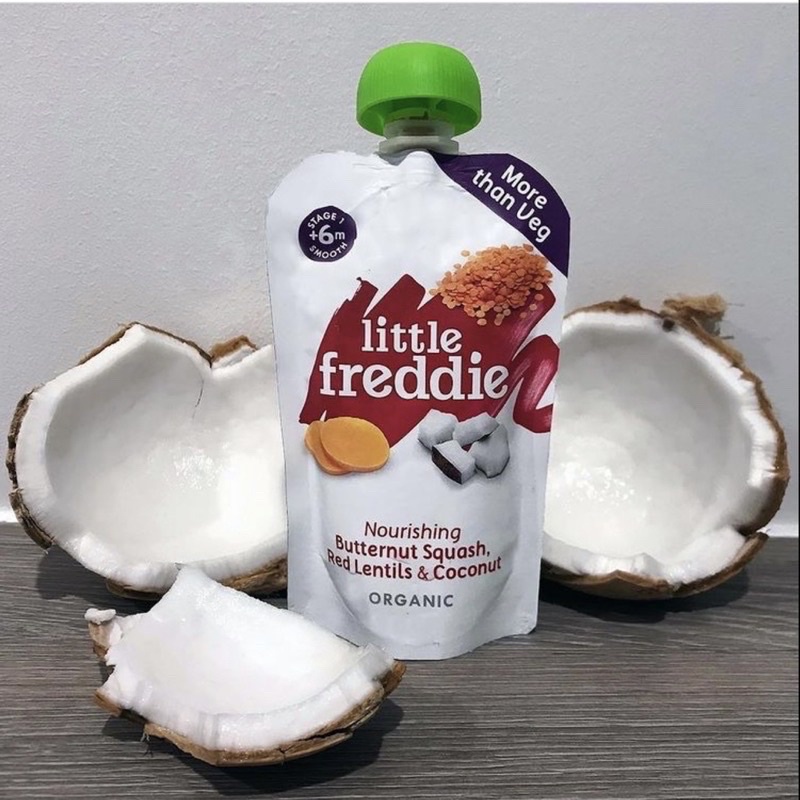 Kem Sữa Dừa Hoa Quả Little Freddie Không Chứa Sữa Cho Bé Từ 6 m