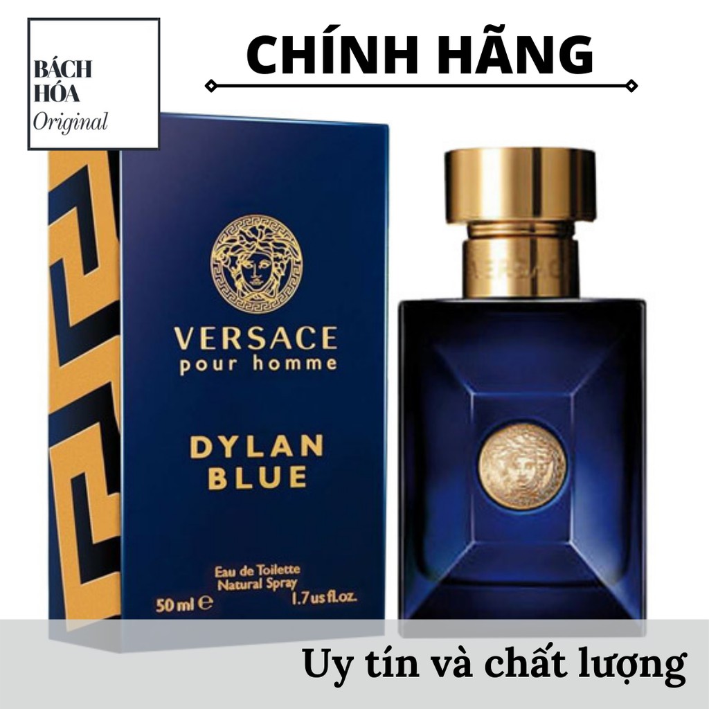 [Chính hãng] Nước hoa nam Versace POUR HOMME DYLAN BLUE EDT 50ml - FULL SEAL