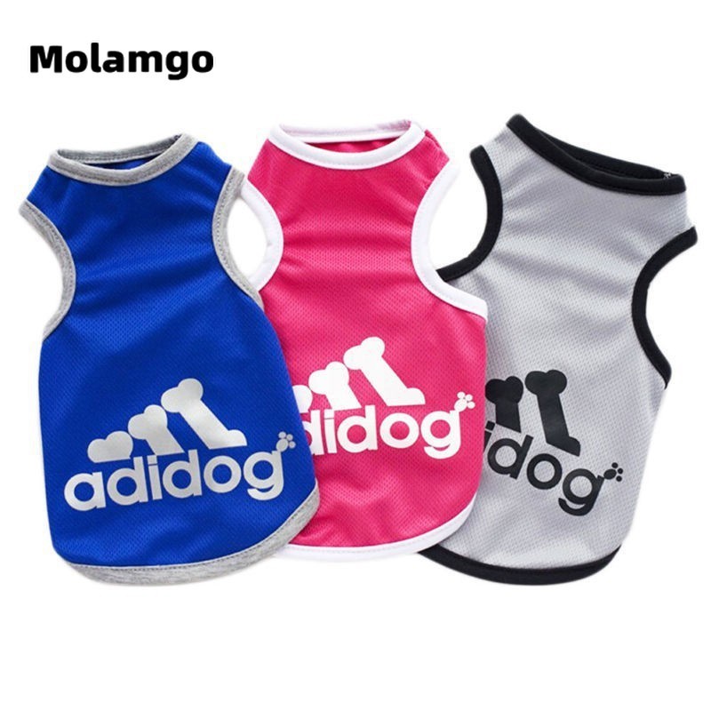 ÁoThun Không Tay In Chữ Đáng Yêu Cho Thú Cưng