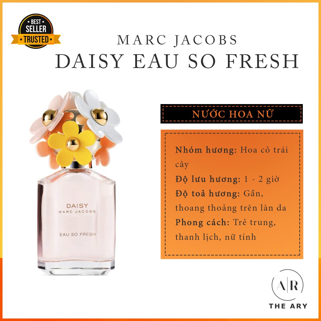 [Mẫu Thử 5, 10, 20ML] Nước Hoa Nữ Marc Jacobs Daisy Eau So Fresh