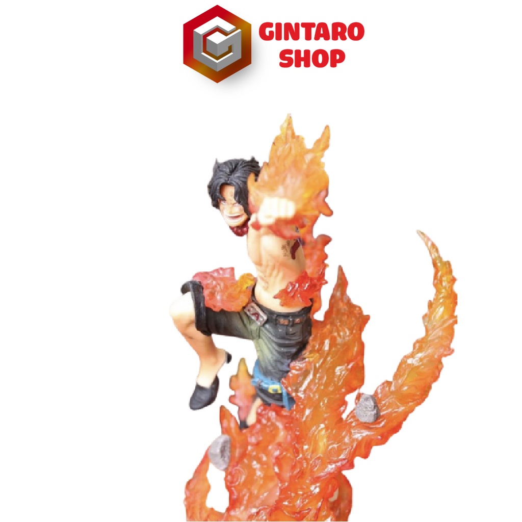 Mô hình One Piece Ace hỏa quyền bản đẹp cao cấp nhà F.zero, Mô hình nhân vật Ace bản đế đẹp GINTARO SHOP