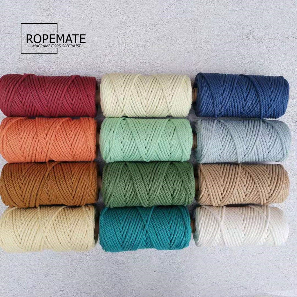 Dây Thừng Macrame Màu 3mm-5mm Cotton - Full Colour, Đủ Size | Macrame & Dreamcatchera