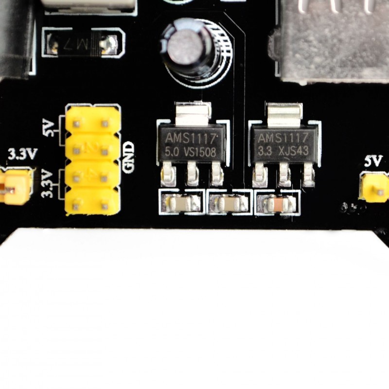 [Đơn tối thiểu 30k] Mạch Nguồn 5V / 3.3V Cắm Board Test MB-102 (Breadboard MB-102)