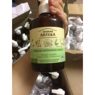 Dung dịch vệ sinh phụ nữ Anteka Green Pharmacy chai 370ml