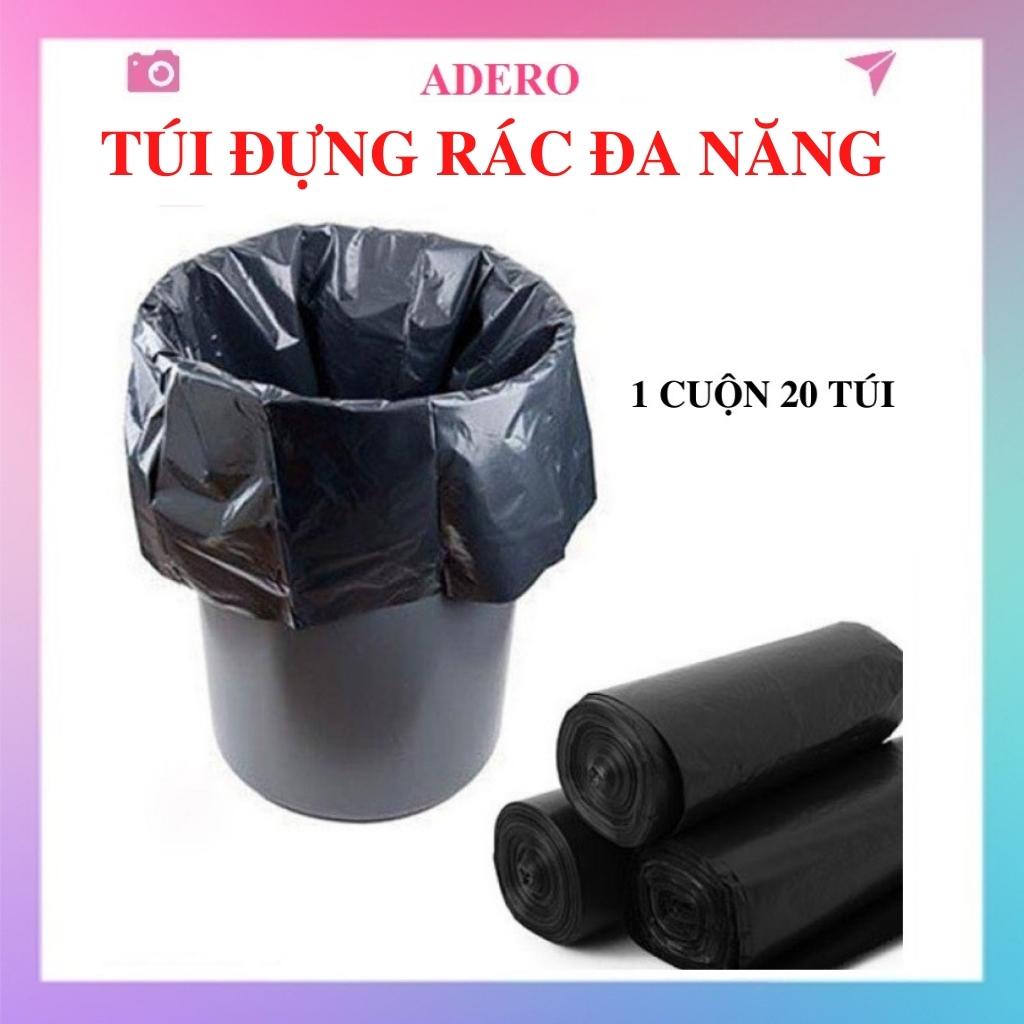 Túi đựng rác đen ADERO bao rác tự phân hủy sinh học AD9