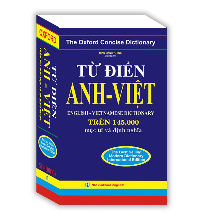 Sách - Từ điển Anh - Việt trên 145.000 mục từ và định nghĩa(bìa mềm) Tặng Kèm Bookmark