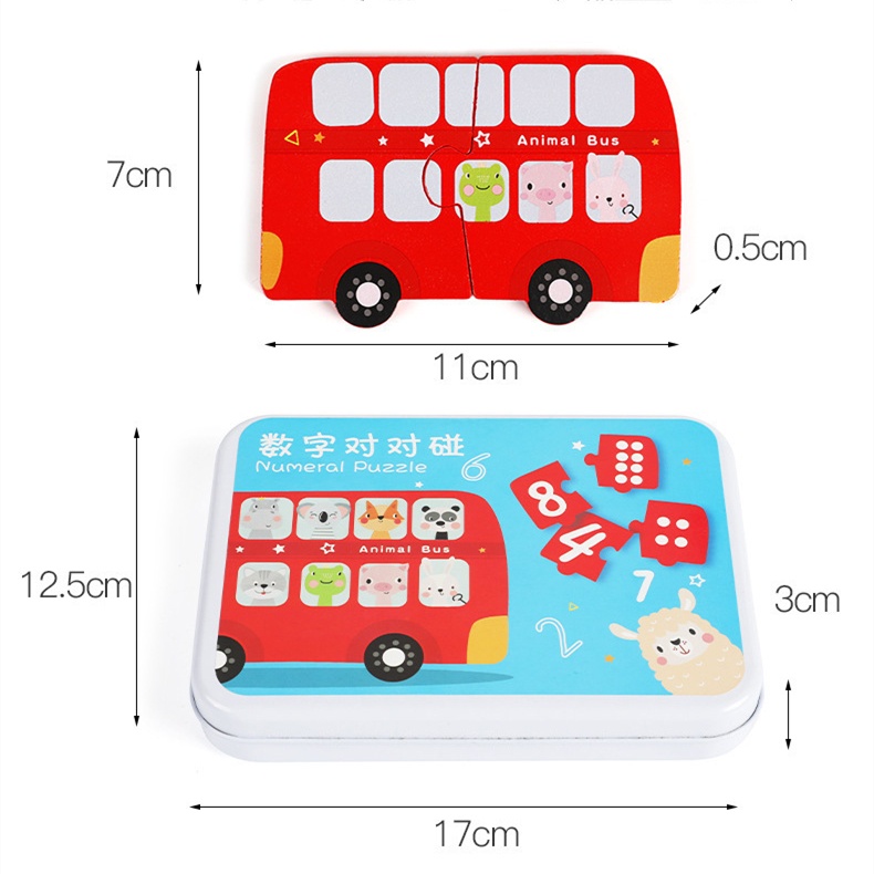Bộ Đồ Chơi Lắp Ghép Hình Xe Ô Tô Bằng Gỗ Dành Cho Trẻ Em