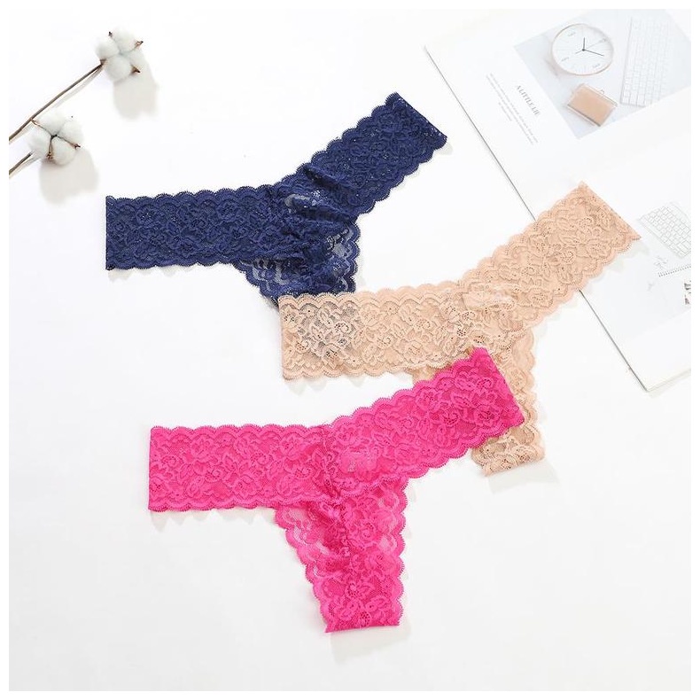 Quần Lót Nữ Ren Lọt Khe Chữ T form Mềm Mại cao cấp Siêu Gợi Cảm Sexy - BIKINI 69 SHOP R220