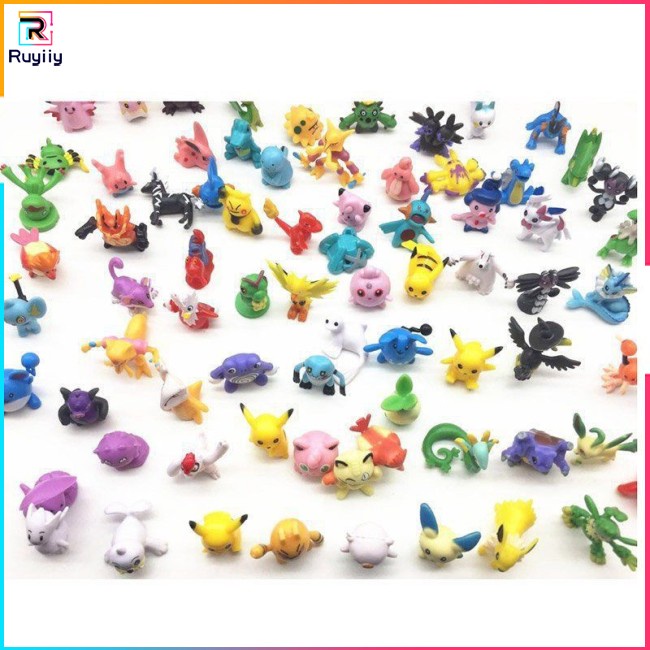 Bộ Sưu Tập 24 Mô Hình Nhân Vật Pokemon 2-3cm Pokémon R3