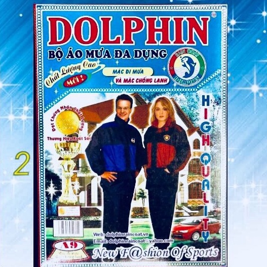 Bộ Áo Mưa Đa Dụng DOLPHIN A9 Mặc Đi Mưa + Chống Lạnh Siêu Bền Không Thấm Nước