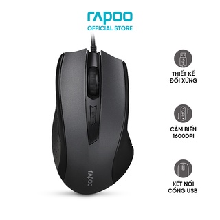 Chuột có dây Rapoo N300 Kết nối có dây cổng USB