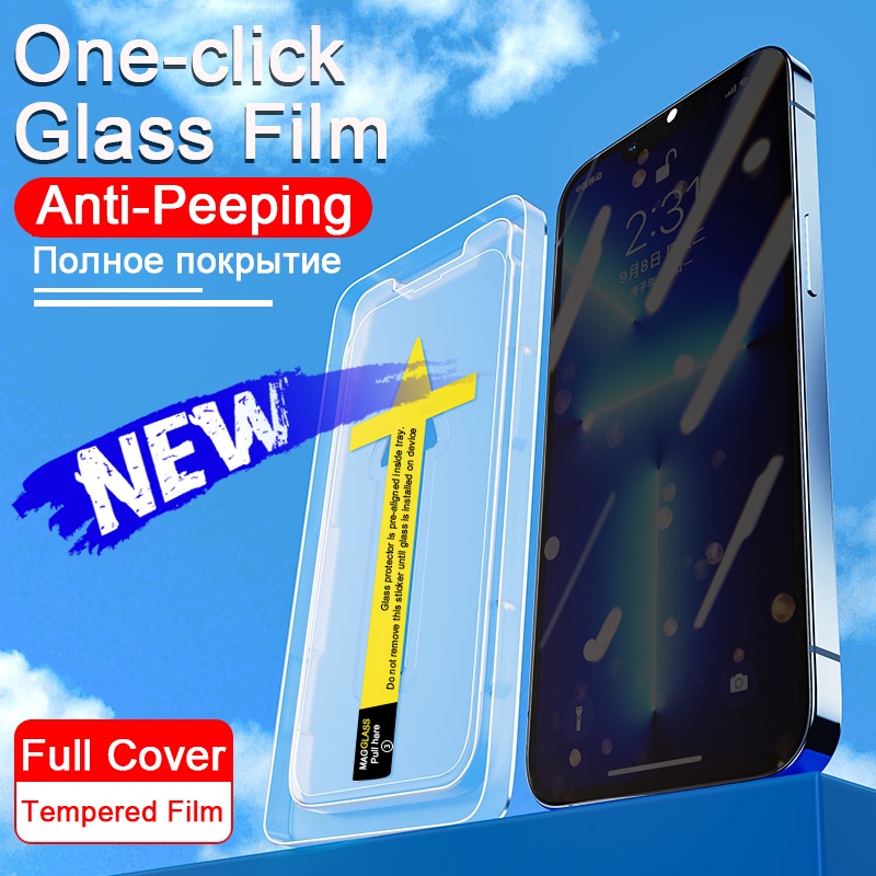 Kính Cường Lực Bảo Vệ Màn Hình Chống Nhìn Trộm Cho iPhone 13 Pro Max 12 11 Pro Max Mini