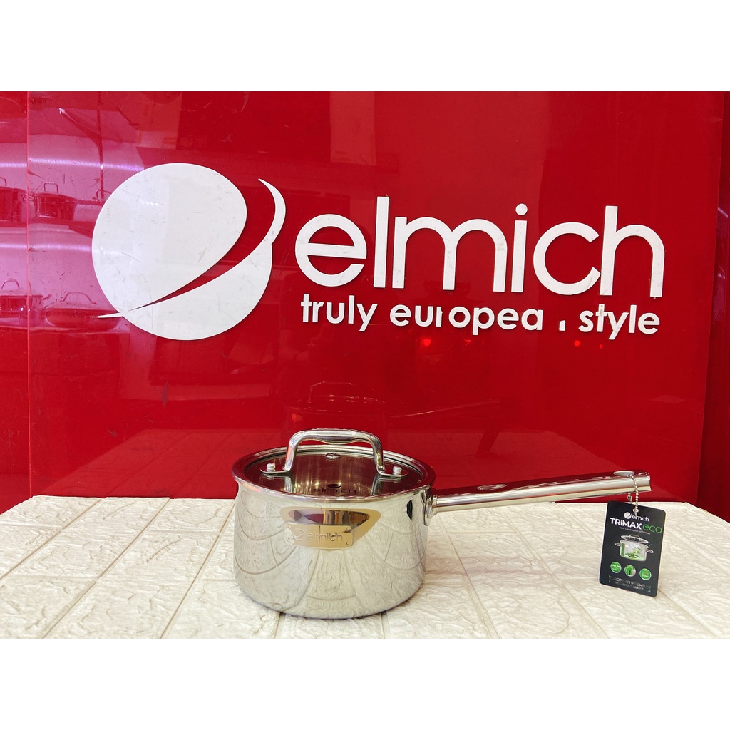 Quánh inox liền khối Elmich Trimax ECO EL-3990 size 16cm Nồi nấu bột