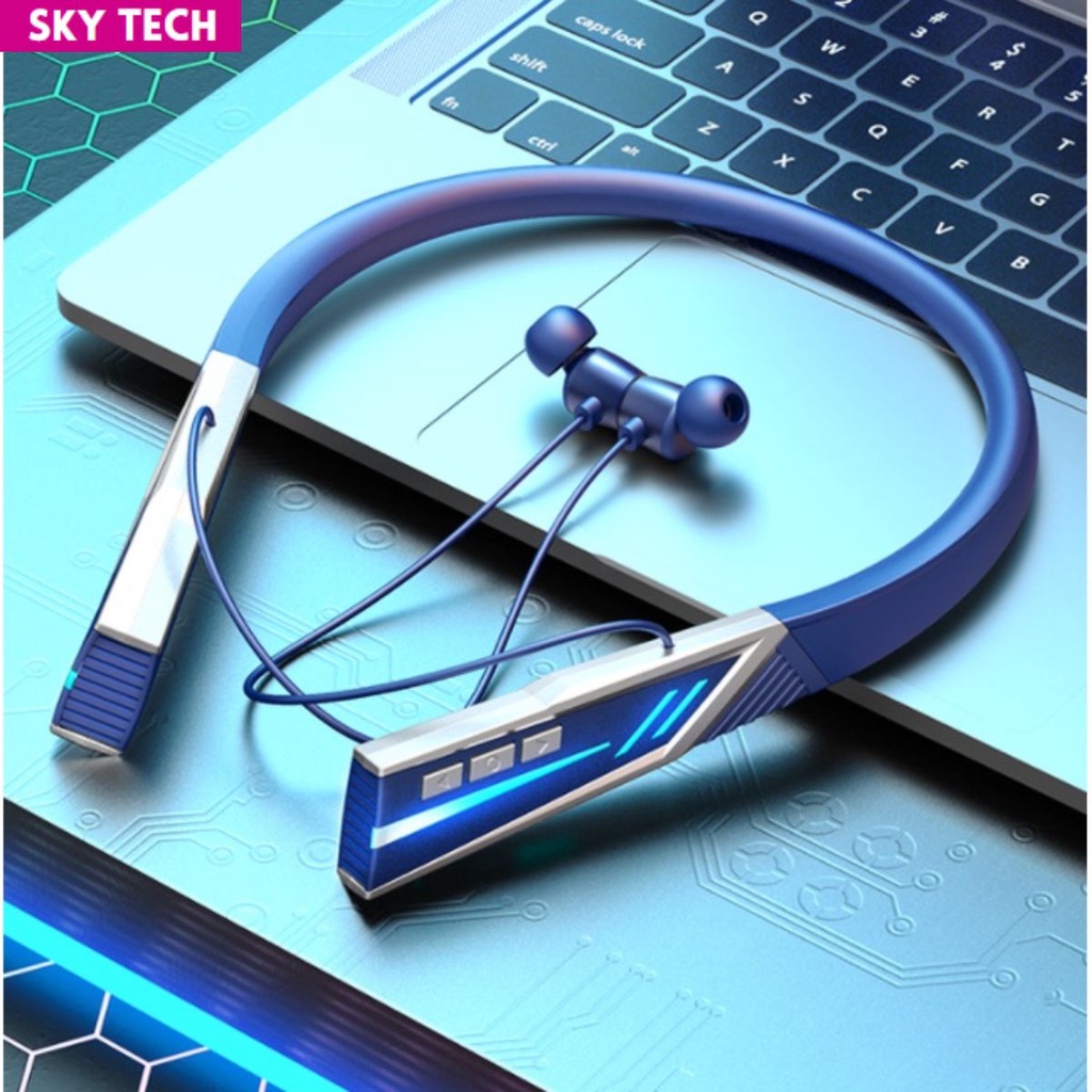 Tai Nghe Không Dây Bluetooth Nhét Tai Thể Thao Chống Thấm Nước Mic Dành Cho Game Thủ Pin Dùng 50H Liên Tục