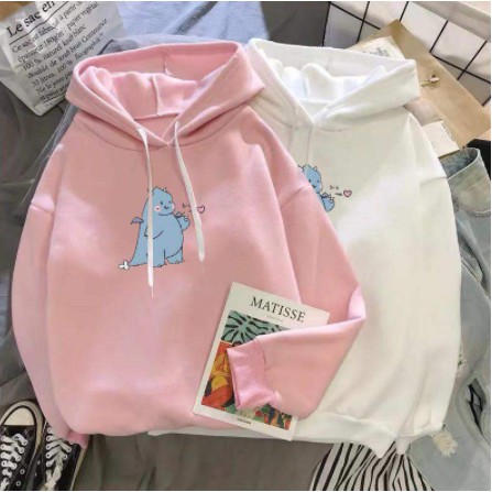 Áo khoác Hoodie chất nỉ KHỦNG LONG BỤNG BỰ Áo Hoodie form rộng tay dài Hot trend _VIETSTAR