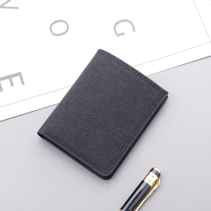 Ví Canvas Mini Phối Khóa Kéo Thời Trang Xinh Xắn
