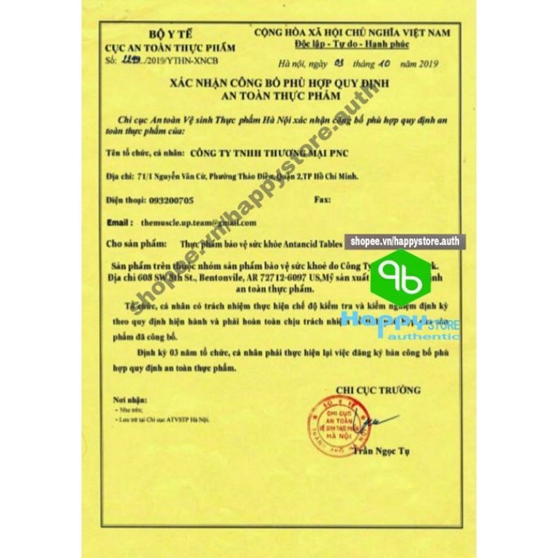 Viên ngậm ợ chua bao tử Kirkland/ Member's mark/ Tums 100v /265v