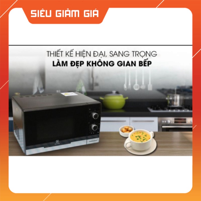 [Siêu Giảm Giá] LÒ VI SÓNG ELECTROLUX EMM2308X 23L (Hộp Xấu)