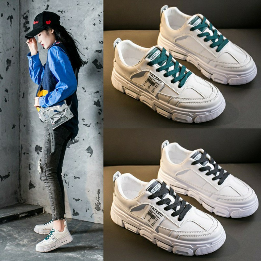 Giày Nữ, Giày Thể Thao Sneaker Nữ GN139 Đế Bánh Mỳ Hot Trend