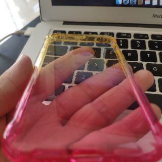 Ốp lưng phối 2 màu vàng hồng iphone 7/8