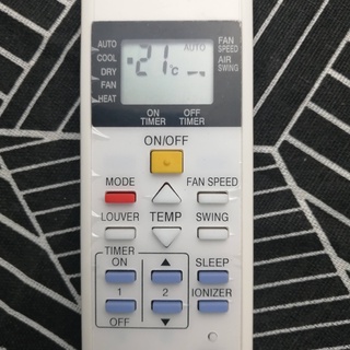 Remote máy lạnh  NAGAKAWA 2 chiều nút đỏ cũ