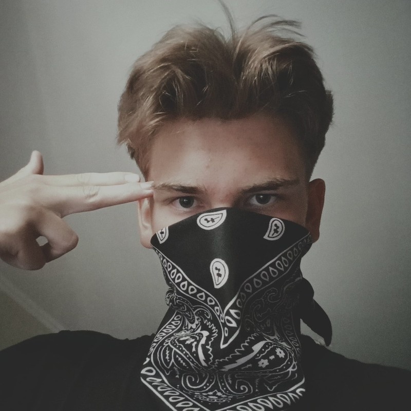 Khăn choàng cổ thể thao in họa tiết hoa hai mặt phong cách hip hop thời trang cho nam và nữ