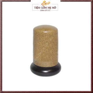 Ống đựng tăm lọ tăm men gốm Bát Tràng