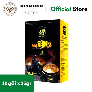 Siêu Mạnh🎶🎶Siêu Ngon 🎶🎶Cà phê G7 Trung Nguyên 3in1 – Gu mạnh X2  - Hộp 300g