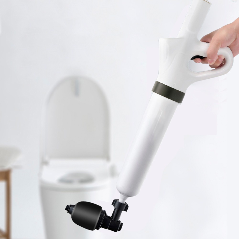 Súng thông tắc bồn cầu, bơm thông bồn cầu bồn rửa mặt phiên bản nâng cấp 2021 cực mạnh