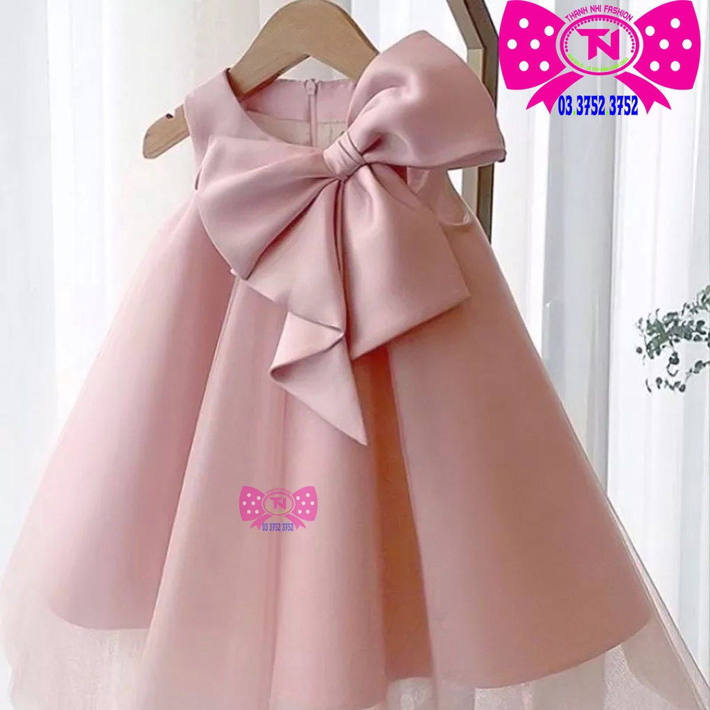 Váy Trẻ Em Taffa Lụa Nhiều màu - Váy Công Chúa hàng thiết kế cao cấp TN2330015