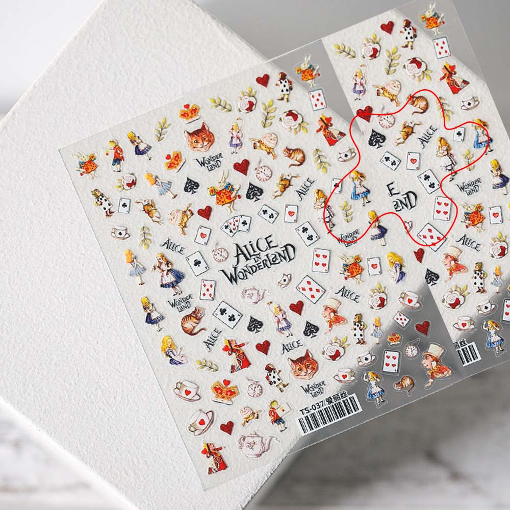 [Hàng mới về] Hình dán trang trí móng tay 5D DIY sành điệu