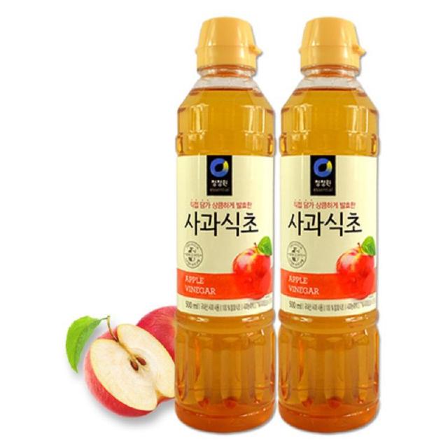 Dấm táo Daesang 500ml Hàn Quốc