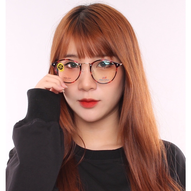 Gọng kính TR90 phối càng hợp kim cao cấp bền đẹp thời trang – hàng chính hãng Ouress 9287