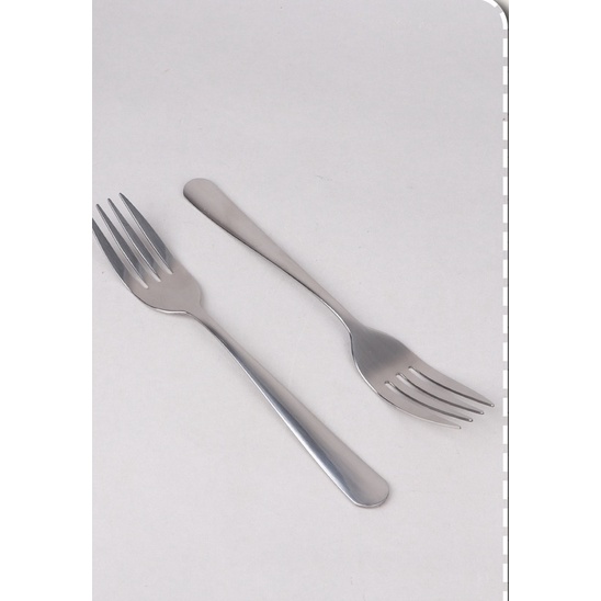 Nĩa inox cán trơn dày sáng bóng cao cấp