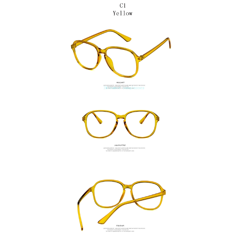 Mắt kính gọng trong suốt phong cách retro hợp thời trang cho nữ