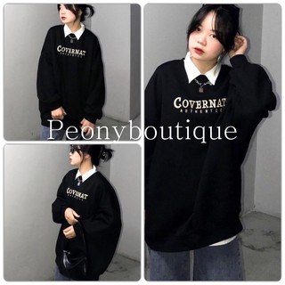 🌸 Sweater form rộng hiphop, thun đen in chữ basic cá tính Ulzzang 🌸