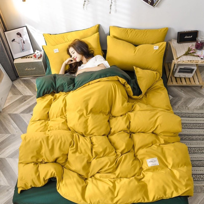 [RẺ VÔ ĐỊCH] Bộ vỏ chăn ga gối cotton Tici cao cấp nhập khẩu Hàn Quốc đủ size đủ màu (không kèm ruột) | BigBuy360 - bigbuy360.vn