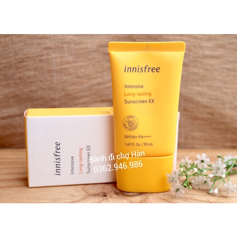 Kem chống nắng Innisfree Intensive Long Lasting Sunscreen SPF50+ PA++++/50ml