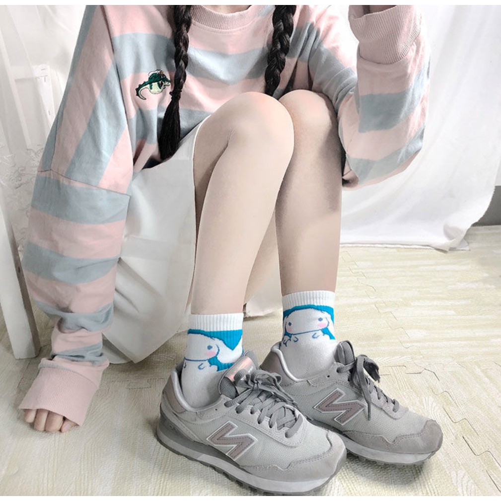 Vớ cổ lửng/ Tất cổ lửng họa tiết chú cún Cinnamoroll Mua Tất nữ (muatatshop)