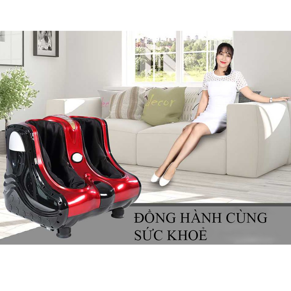 Máy massage chân, máy mát xa cao cấp từ bắp chân tới lòng bàn chân. Bảo hành 2 năm, 7 ngày lỗi đổi mới.