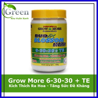 PHÂN BÓN LÁ GROW MORE BUD BLOSSOM 6-30-30+TE - 100g/lọ