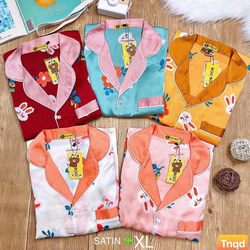 Đồ bộ Pijama Satin Bigsize XL TNQD ( 62-72kg)