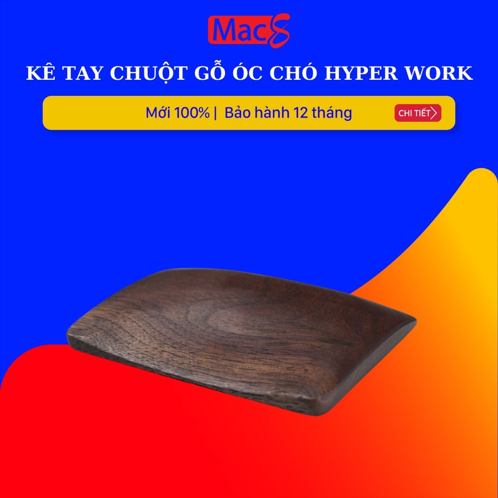 Kê tay chuột gỗ óc chó HyperWork