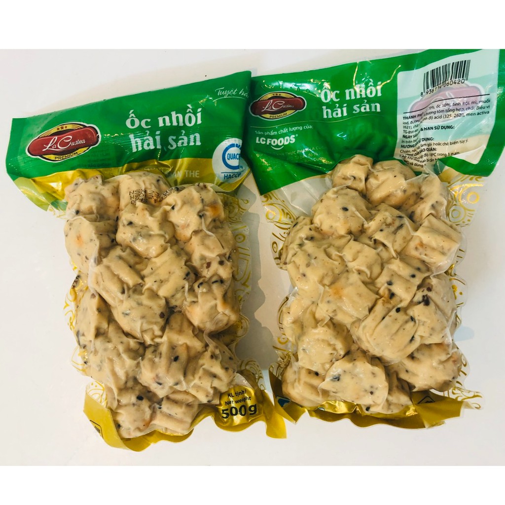 Ốc Nhồi Basa hãng Lacusina gói 500g